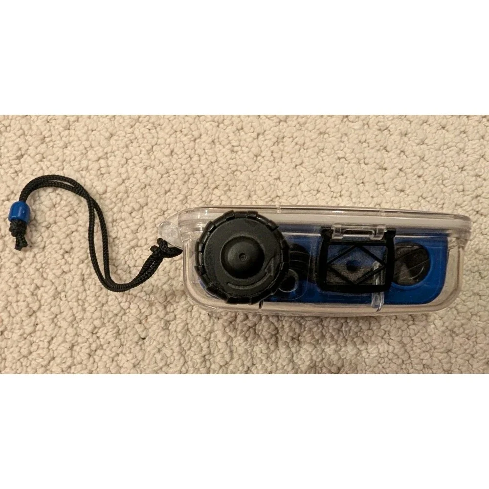 Snap Sights Optics Underwater 30mm Blue Film Camera Focus Free Lens 25 ft